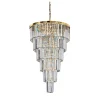 1484 - 16 Lights Gold Suspension Lamp