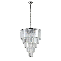 1484 -10 Lights Chrome Suspension Lamp