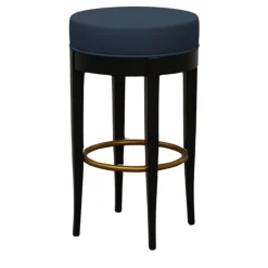 5331 Black & Blue Bar Stool by Centro Ricerche MAAM