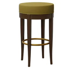 5331 Brown & Olive-Green Bar Stool by Centro Ricerche MAAM