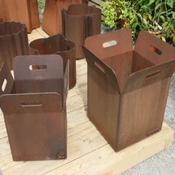 11.2 Corten Steel Vase Holder