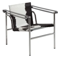 1 Fauteuil à Dossier Basculant Leather Lounge Chair