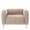 3 Fauteuil Grand Confort Grand modèle Beige Outdoor Armchair