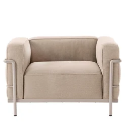 3 Fauteuil Grand Confort Grand modèle Beige Outdoor Armchair