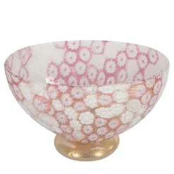 24 Kt. Gold and Pink Murrina Bowl