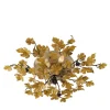 1390 Metal Grape Leaves Ceiling Light
