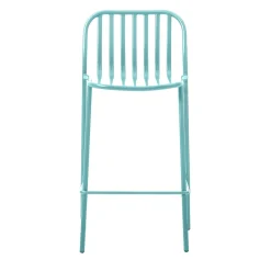 0194 Metis Line Turquoise Bar Stool By Studio Gabbertas