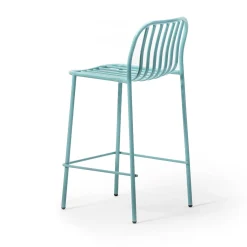 0194 Metis Line Turquoise Bar Stool By Studio Gabbertas