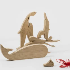 16 Pesci Wooden Puzzle by Enzo Mari