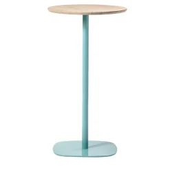 0533-2 Round Light-Blue High Bar Table