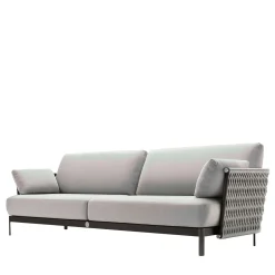4 Seats Gray Outdoor fabric Sofa