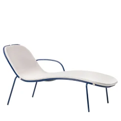 0087 Sunshine Blue&White Sunbed by Giacomo Cattani