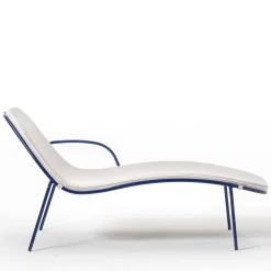 0087 Sunshine Blue&White Sunbed by Giacomo Cattani