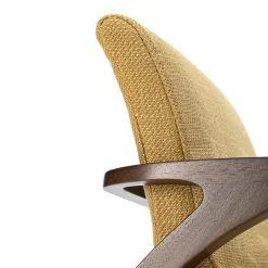 1938 Yellow and Brown Armchair by Franco Albini