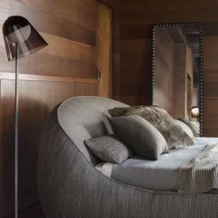 Abbracci Gray Bed by Lorenza Bozzoli