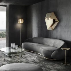 Abbracci Gray 3-Seater Sofa