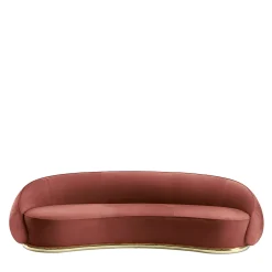 Abbracci Red Sofa by Lorenza Bozzoli