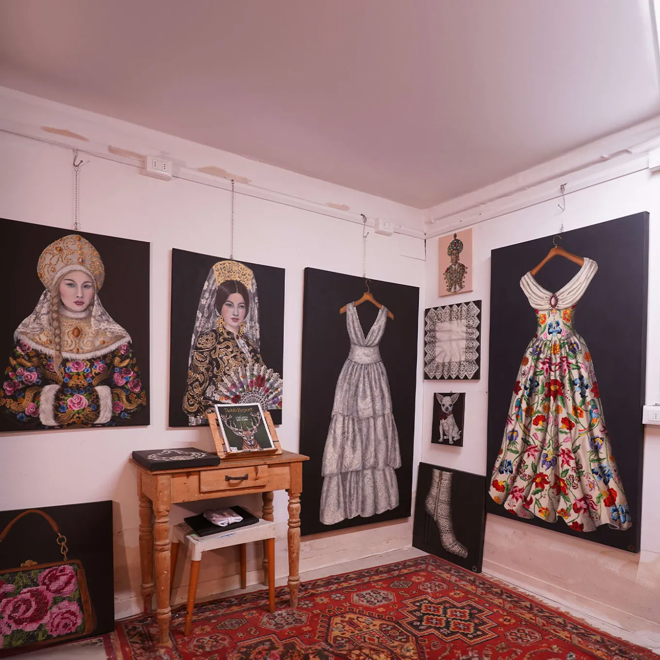 Abito in Merletto Painting