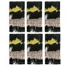Abstract Set of 6 Polychrome Napkins