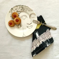 Abstract Set of 6 Polychrome Napkins