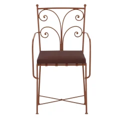 Acanta Iron Chair With Armrests