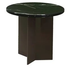 Acaya Small Black Marquinia Side Table