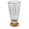 Accademia Glass Vase with 24K Golda