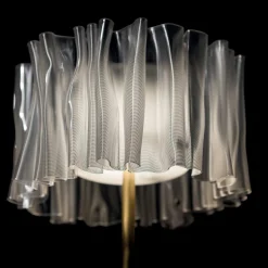 Accordéon Battery Black Prisma Table Lamp by Marc Sadler