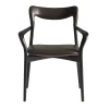 Achille Dark Leather Chair
