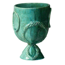 Acini Green Ceramic Vase Holder
