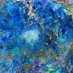 Acquaviva Mixed-Media Painting