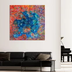 Acquaviva Mixed-Media Painting