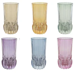 Ada 09 Set of 6 Soft Drink Glasses