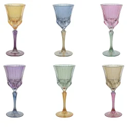 Ada 04 Set of Six Glass Chalices