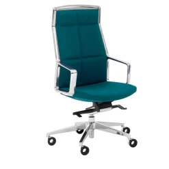 ADELE BLUE-GREEN EXECUTIVE CHAIR by ORLANDINIDESIGN