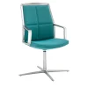 ADELE BLUE-GREEN MEETING CHAIR #1 by ORLANDINIDESIGN