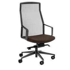 ADELE chestnut EXECUTIVE CHAIR by ORLANDINIDESIGN