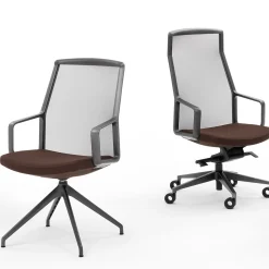 ADELE chestnut EXECUTIVE CHAIR by ORLANDINIDESIGN