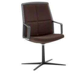 ADELE chestnut MEETING CHAIR #2 by ORLANDINIDESIGN