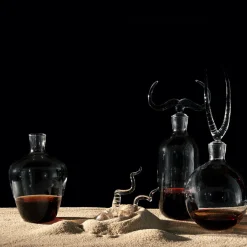 Africa Trophy Set of 3 Glass Bottles