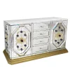 Afrodite Gold Murano Glass Dresser