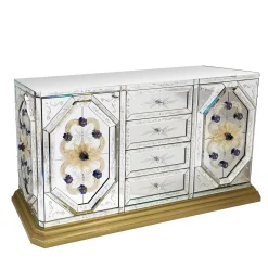 Afrodite Gold Murano Glass Dresser