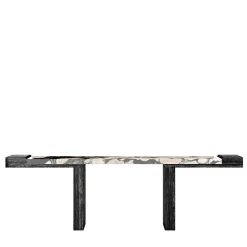 After All Notre Dame Marble And Wood Large Console