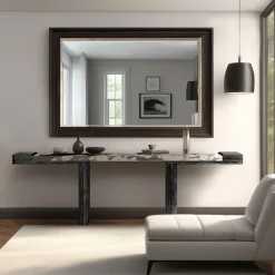 After All Notre Dame Marble And Wood Large Console