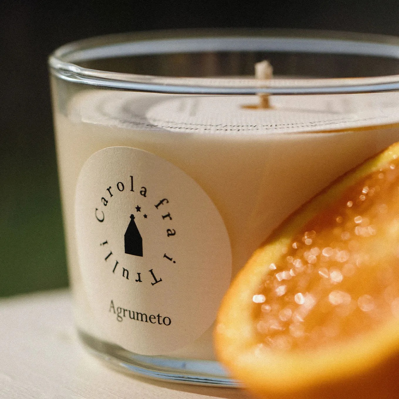 Agrumeto Scented Candle with Ceramic Lid