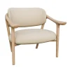 Aida Beige Lounge Chair by Libero Rutilo