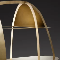 Airframe Brushed Brass Bookcase By PIO&TITOTOSO