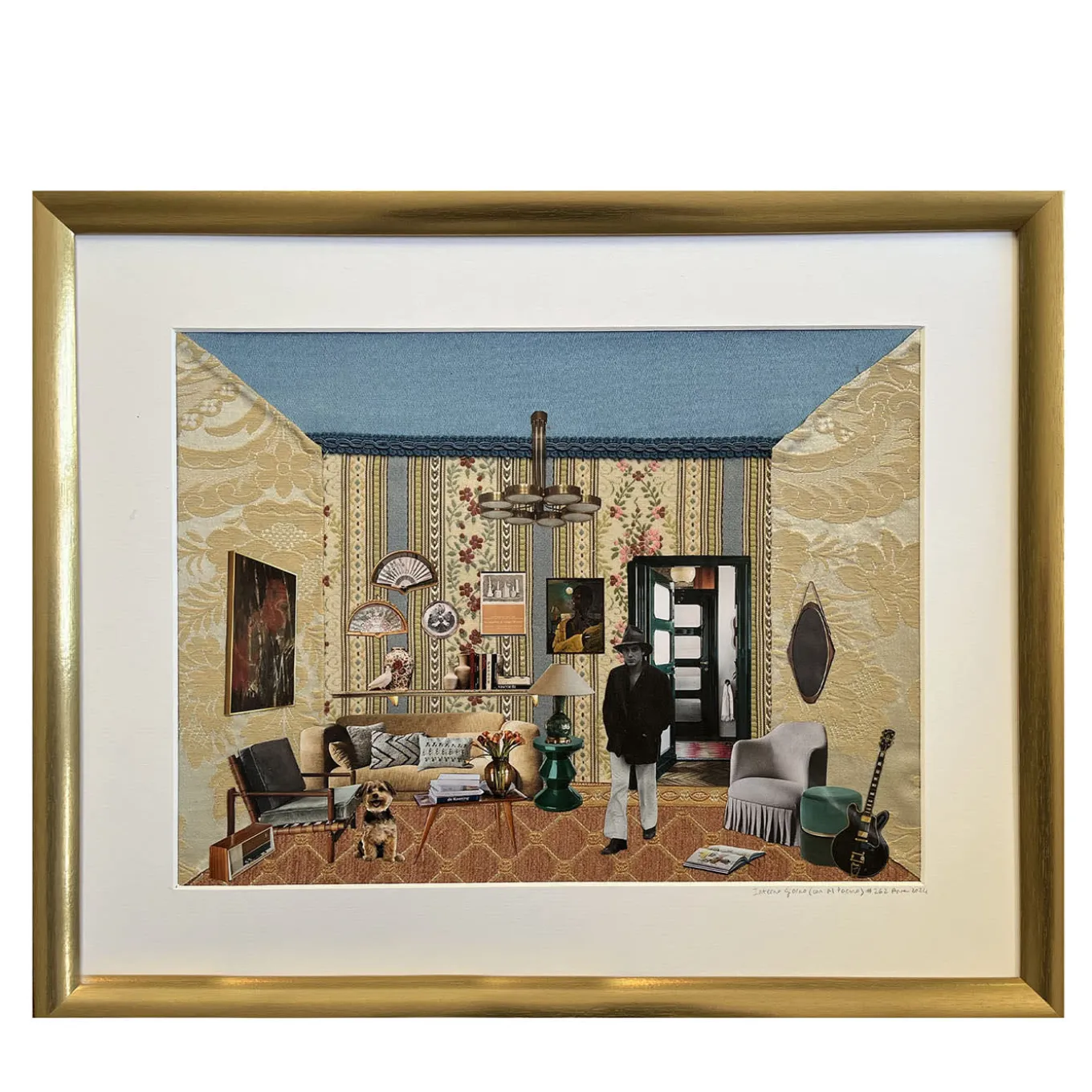 Al Pacino Collage with Recycled Materials