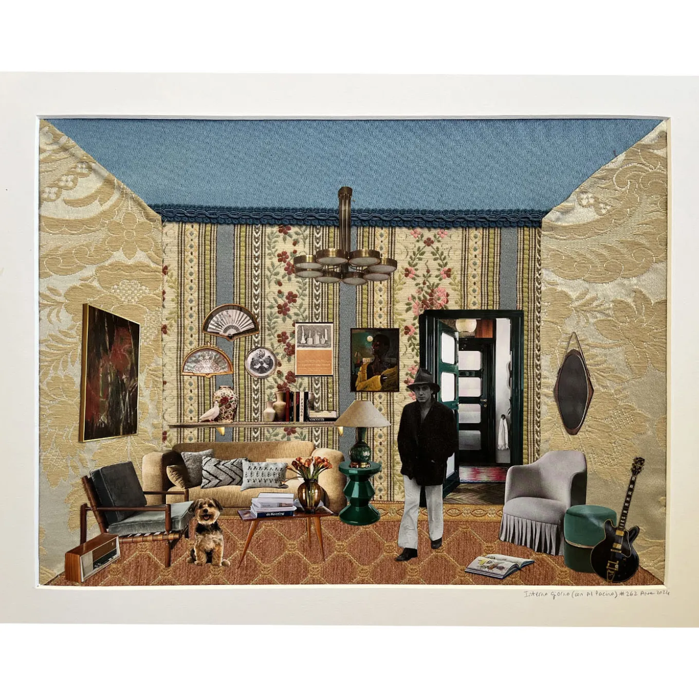 Al Pacino Collage with Recycled Materials