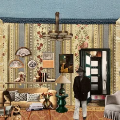 Al Pacino Collage with Recycled Materials